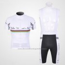 2011 Cycling Jersey Nalini White Short Sleeve and Bib Short
