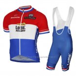 2017 Cycling Jersey Lotto NL-Jumbo Champion Netherlands Short Sleeve and Bib Short