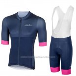 2018 Cycling Jersey Women RH+ Dark Blue Short Sleeve and Bib Short