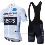 2020 Cycling Jersey INEOS White Black Short Sleeve and Bib Short