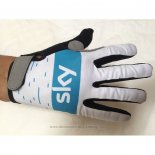 2020 Sky Full Finger Gloves White