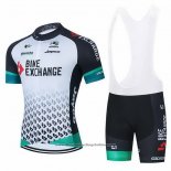 2021 Cycling Jersey Bike Exchange White Short Sleeve And Bib Short