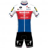 2021 Cycling Jersey Deceuninck Quick Step Champion Czech Republic Short Sleeve And Bib Short
