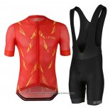 2021 Cycling Jersey Le Col Red Short Sleeve And Bib Short