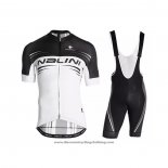 2021 Cycling Jersey Nalini Black White Short Sleeve And Bib Short