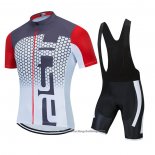 2021 Cycling Jersey Ralph White Red Short Sleeve And Bib Short