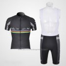 2011 Cycling Jersey Nalini Black Short Sleeve and Bib Short