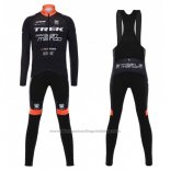 2017 Cycling Jersey Trek Selle San Marco Black Long Sleeve and Bib Tight