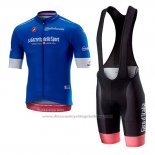2018 Cycling Jersey Giro d'Italia Blue Short Sleeve and Bib Short