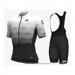 2021 Cycling Jersey ALE White Short Sleeve And Bib Short
