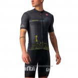 2021 Cycling Jersey Giro D'italy Black Short Sleeve And Bib Short