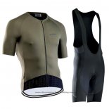 2021 Cycling Jersey Northwave Green Short Sleeve And Bib Short
