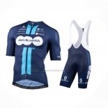 2023 Cycling Jersey DSM Blue Short Sleeve and Bib Short