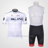 2012 Cycling Jersey Nalini White Short Sleeve and Bib Short