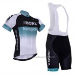 2017 Cycling Jersey Bora Deep White Short Sleeve and Bib Short