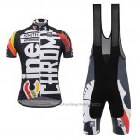 2017 Cycling Jersey Cinelli Chrome Black Short Sleeve and Bib Short