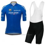 2017 Cycling Jersey Giro d'Italia Blue Short Sleeve and Bib Short