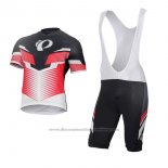 2017 Cycling Jersey Pearl Izumi White and Red Short Sleeve and Bib Short