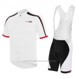 2017 Cycling Jersey RH+ White Short Sleeve and Bib Short