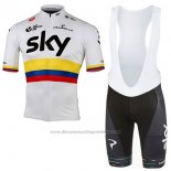2017 Cycling Jersey Sky UCI World Champion Short Sleeve and Bib Short
