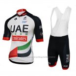 2018 Cycling Jersey UCI World Champion Leader Uae White Short Sleeve and Bib Short