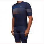 2019 Cycling Jersey Maap Aether Dark Blue Short Sleeve and Bib Short