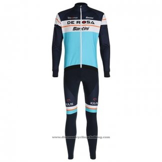 2020 Cycling Jersey De Pink Sky Blue Long Sleeve And Bib Tight