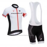 2014 Cycling Jersey Pinarello Black and White Short Sleeve and Bib Short