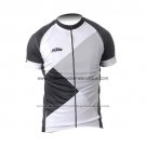 2015 Cycling Jersey Ktm White and Black Short Sleeve and Bib Short