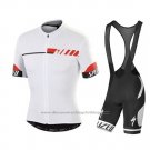 2015 Cycling Jersey Specialized White Short Sleeve and Bib Short