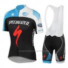 2016 Cycling Jersey Specialized Sky Blue and Black Short Sleeve and Bib Short