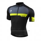 2016 Cycling Jersey Specialized Yellow and Black Short Sleeve and Bib Short