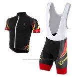 2017 Cycling Jersey Pearl Izumi Black and Red Short Sleeve and Bib Short
