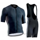 2021 Cycling Jersey Northwave Dark Blue Short Sleeve And Bib Short