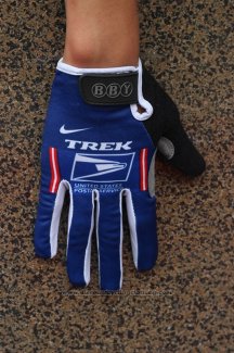 Trek Full Finger Gloves Cycling Blue