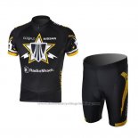 2010 Cycling Jersey Radioshack Black Short Sleeve and Bib Short