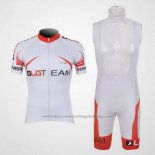 2011 Cycling Jersey Louis Garneau Black and White Short Sleeve and Bib Short