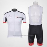 2012 Cycling Jersey Nalini White and Black Short Sleeve and Bib Short