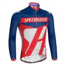 2016 Cycling Jersey Specialized Blue and Red Long Sleeve and Bib Tight