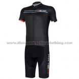 2017 Cycling Jersey Nalini Black Short Sleeve and Bib Short