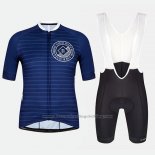 2018 Cycling Jersey Machine Club Blue Short Sleeve and Bib Short