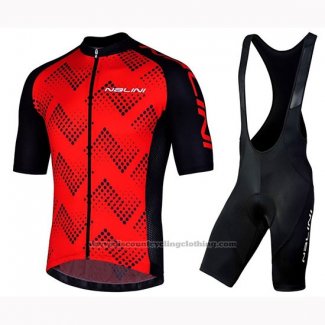 2019 Cycling Jersey Nalini Podio 2.0 Black Short Sleeve and Bib Short