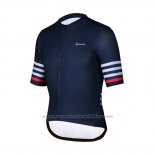 2019 Cycling Jersey Spexcel Dark Blue Short Sleeve and Bib Short