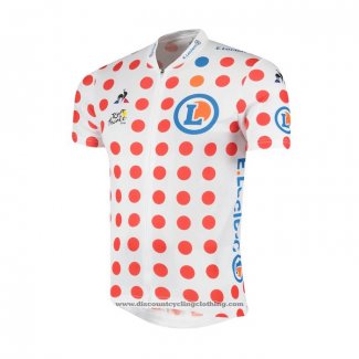 2019 Cycling Jersey Tour de France White Red Short Sleeve And Bib Short(3)