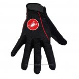 2020 Castelli Full Finger Gloves Black Red