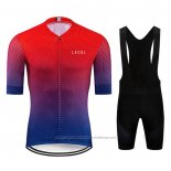 2020 Cycling Jersey Le Col Dark Red Short Sleeve and Bib Short