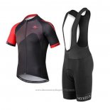 2020 Cycling Jersey Merida Red Black Short Sleeve And Bib Short1