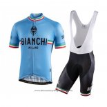 2021 Cycling Jersey Bianchi White Short Sleeve And Bib Short