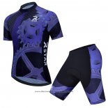 2021 Cycling Jersey R Star Purple Short Sleeve And Bib Short