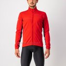 2022 Cycling Jersey Castelli Red Long Sleeve and Bib Short